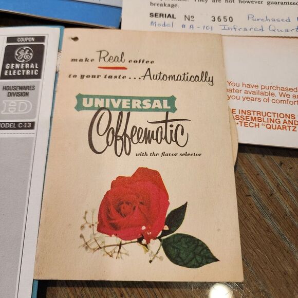 Vintage Ephemera Lot Product Manuels Advertising Instruction 50's 60's 70's 80's - Picture 4 of 16